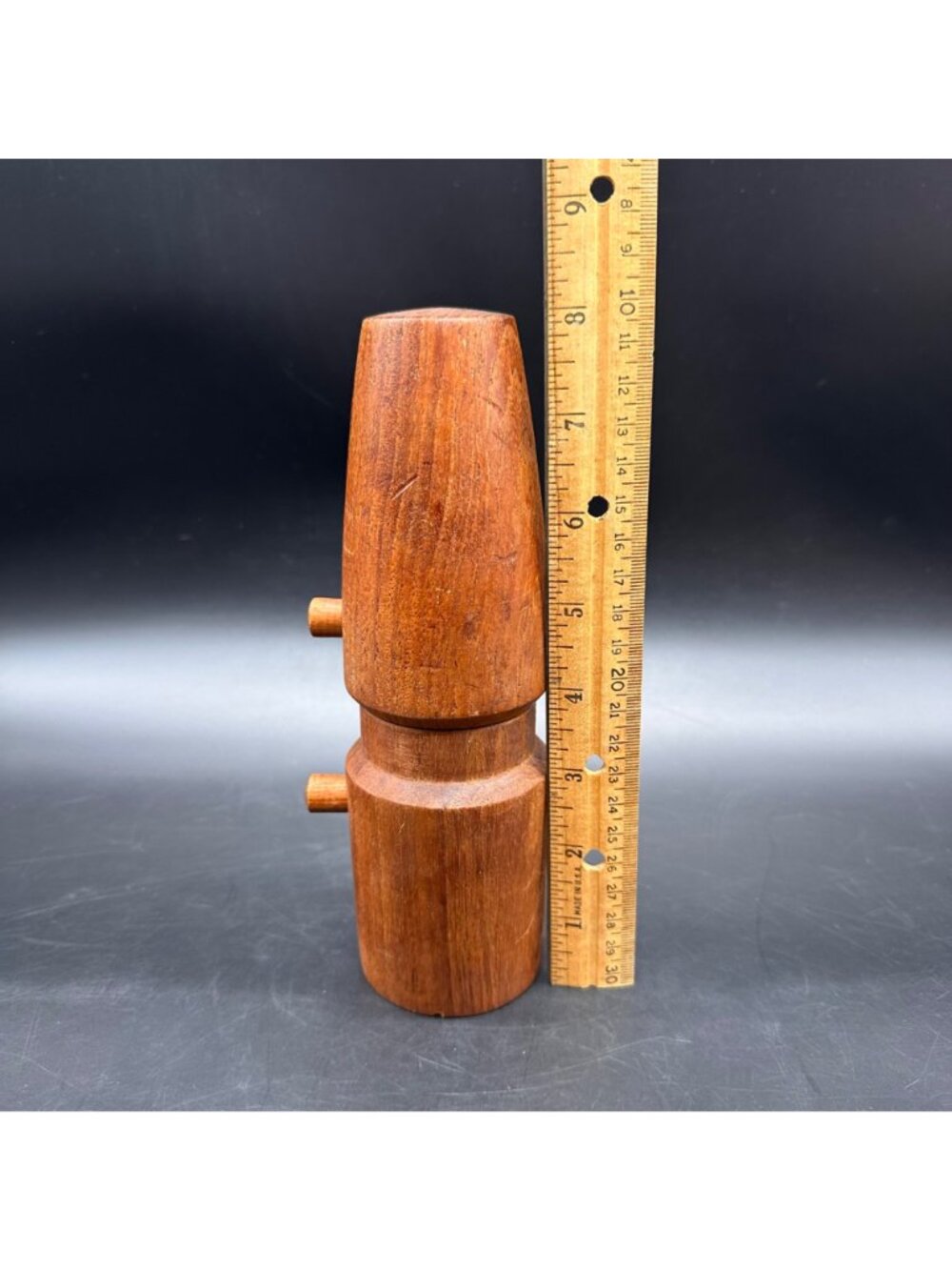 DANSK Teak Pepper Mill Salt Shaker Quistgaard MCM Denmark Danish Modern READ - Picture 14 of 14